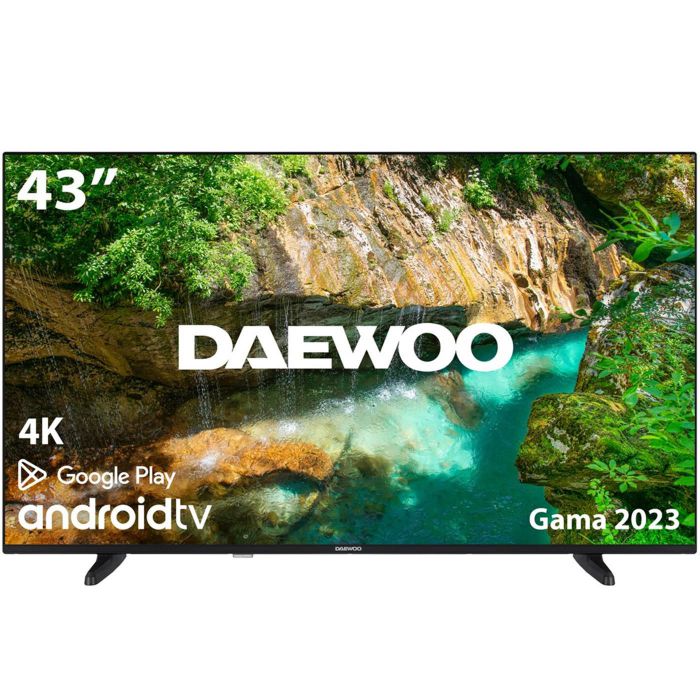 TV DAEWOO 43 LED 4K UHD ANDROID SMART TV WIFI HDR HDMI USB BLUETOOTH TDT2 SATELITE